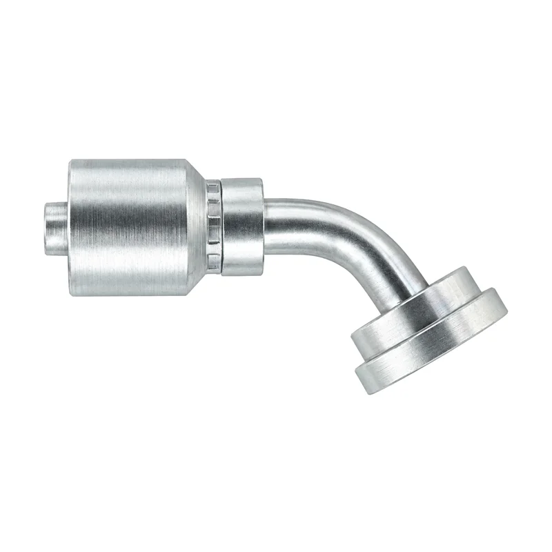 Representative view of SAE Code 62 Fixed 60° Bite-the-Wire Hose End