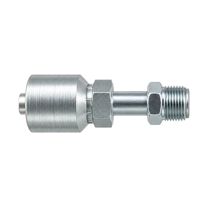 Representative view of Inverted Flare Male Swivel 0° Straight Bite-the-Wire Hose End