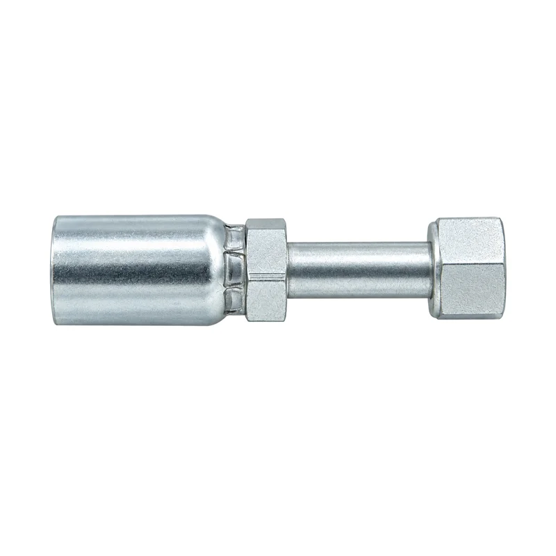 Representative view of JIC 37° Female Swivel 0° Straight Long Hose End