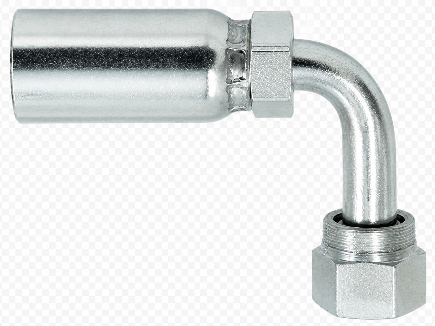 Representative view of JIC 37° Female Swivel 90° Medium Hose End