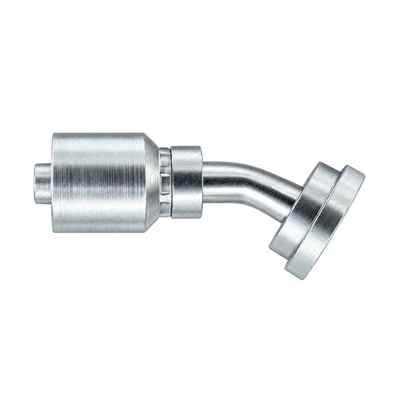 Representative view of SAE Code 62 Fixed 30° Bite-the-Wire Hose End
