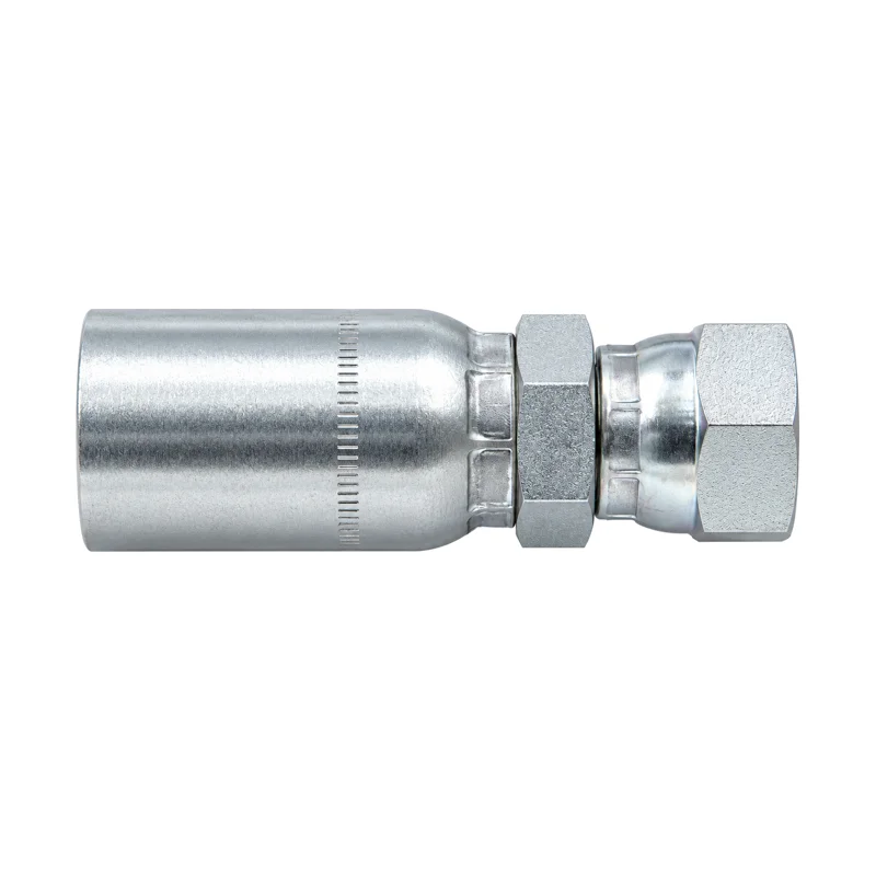 Representative view of SAE 45° Flare Female Swivel 0° Straight Hose End