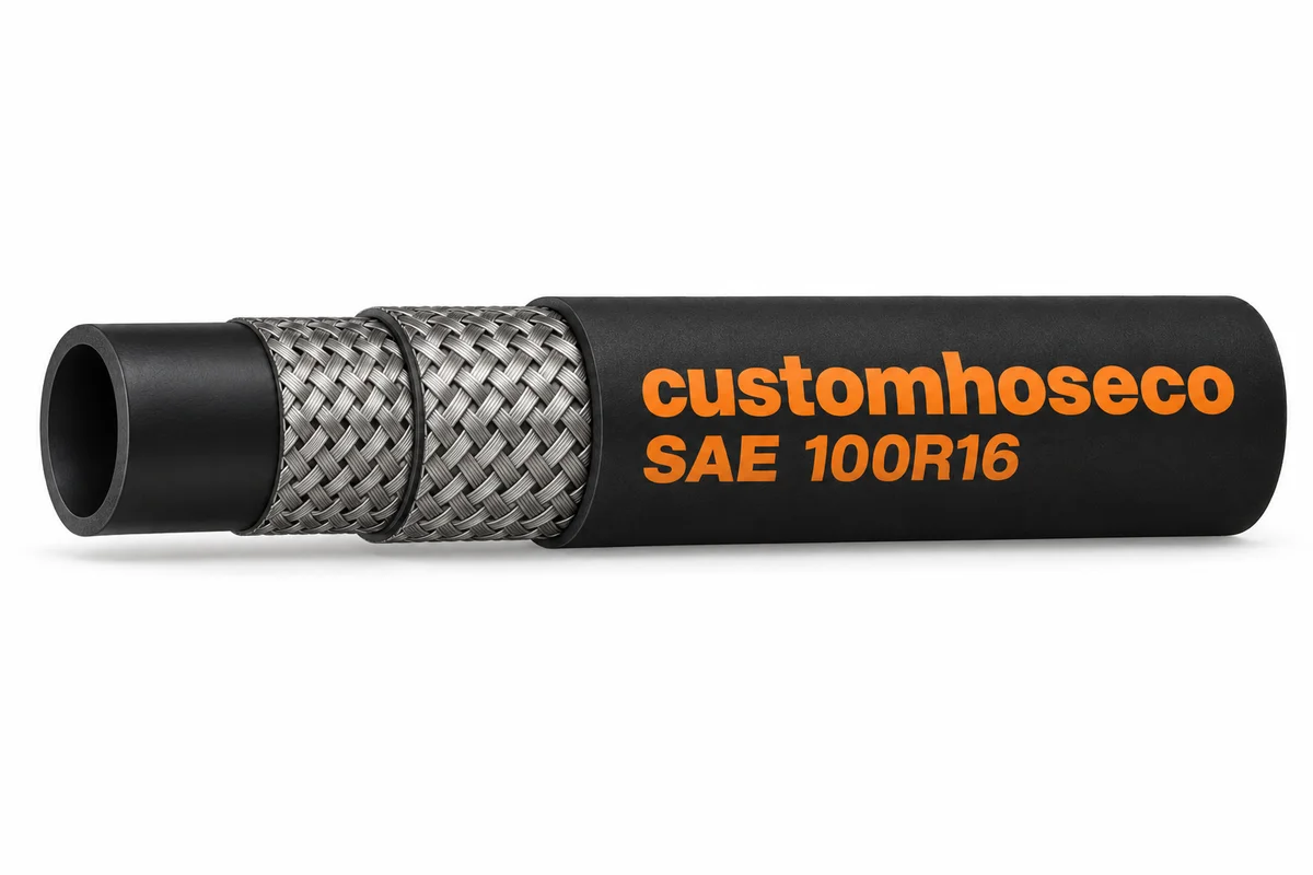 Representative view of SAE 100R16 Hydraulic Hose (R16)