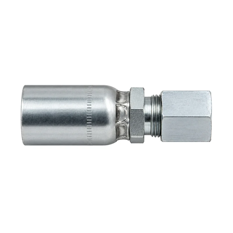 Representative view of Flareless Compression Male Fixed 0° Straight Hose End